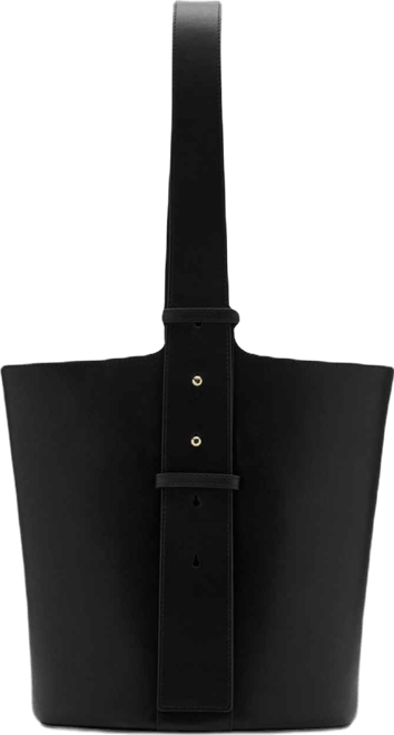 Women's Leather Bucket Bag