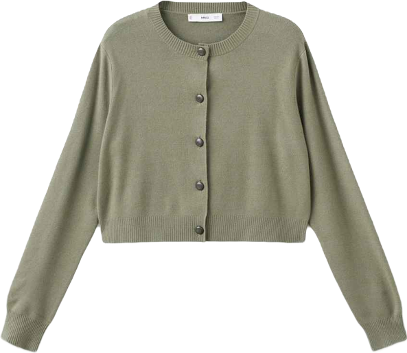 Women's Knitted Button Cardigan