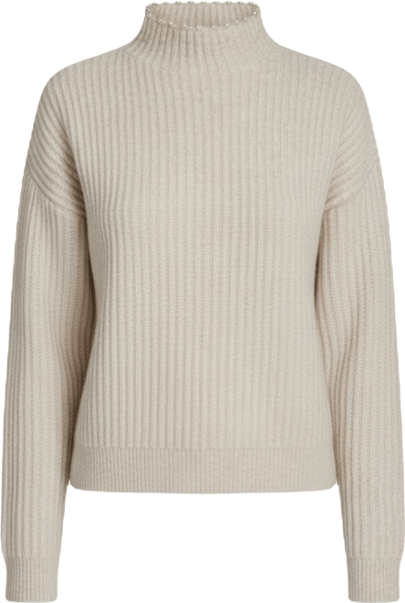 Women's Long Sleeve Mock Neck Sweater
