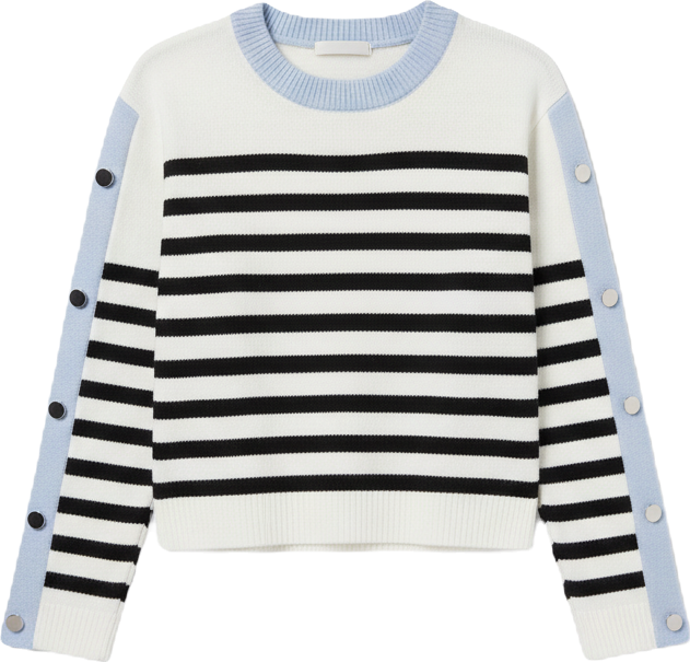 Petite Crewneck Long-Sleeve Sweater