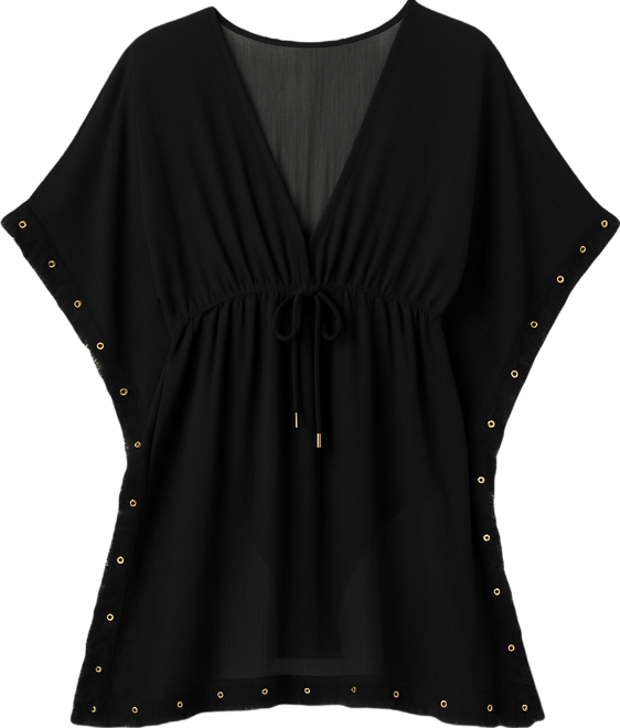 Women's V-Neck Caftan Swim Cover-Up