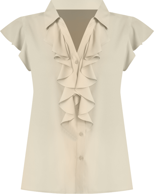 Women's Solid Short-Sleeve Top