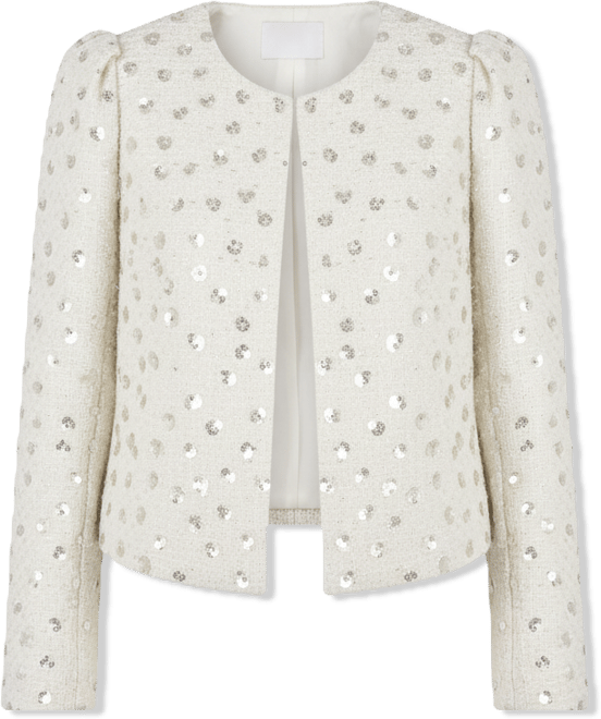 Women's Open Front Sequin Jacket