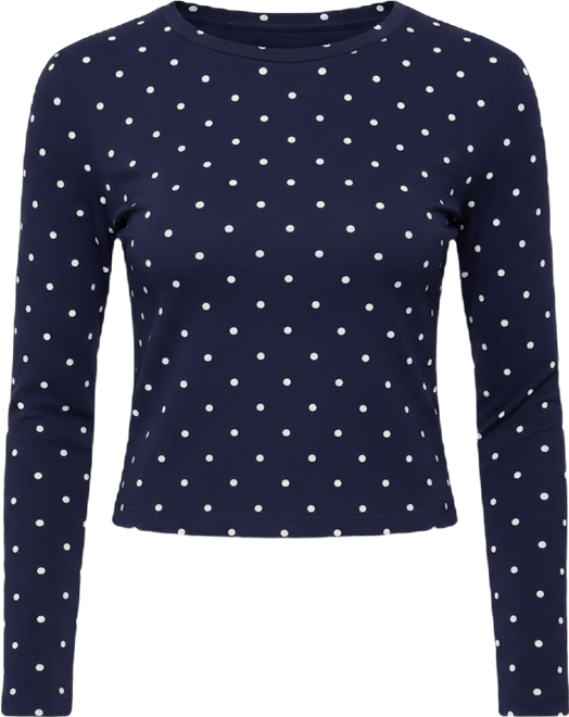 Women's Daliya Polka Dot Long Sleeve Top