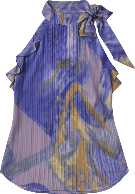 Women's Halter Tie-Neck Sleeveless Top