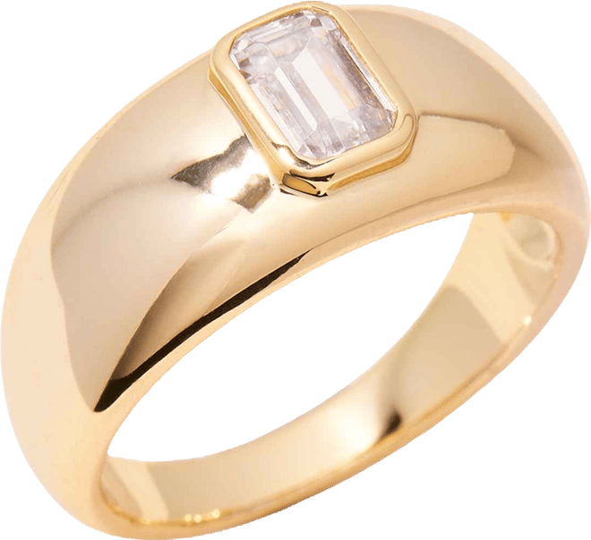Carter Baguette Dome Ring