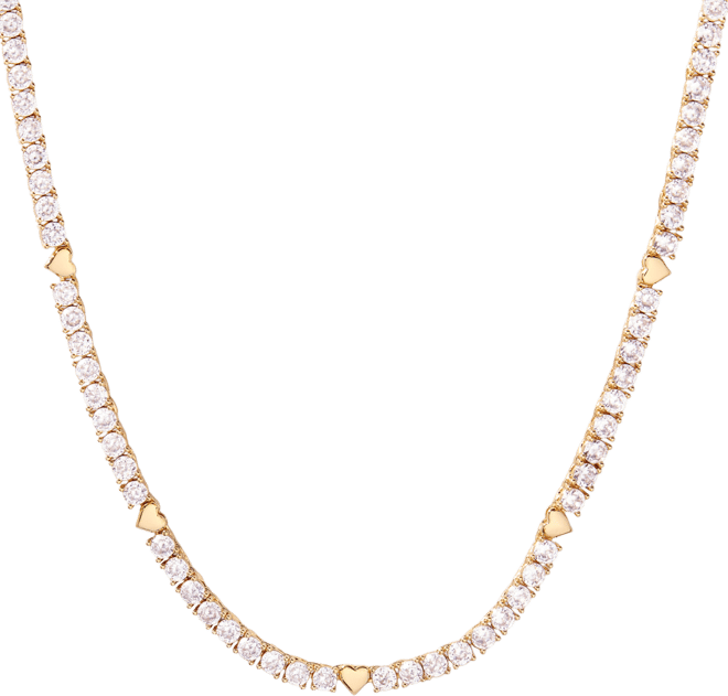Coco Heart Tennis Necklace