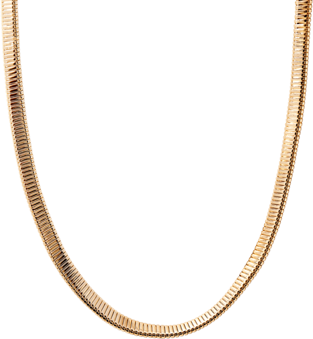 Gold Tone Snake Collar Necklace