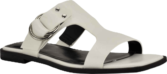 Women's Meritt Leather Flat Slip-On Sandals