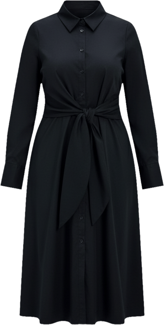 Women's Bethany Poplin Tie Front Shirtdress