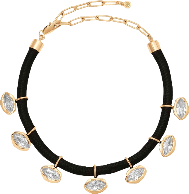 Midnight Luxe Crystal Choker Necklaces
