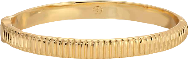 Ribbed Stacking Bangle Bracelet