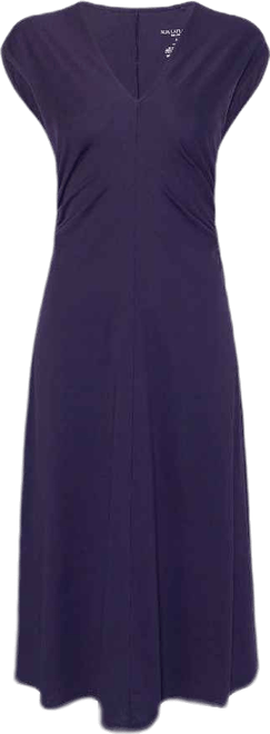 Women's Marina Ruched Organic Jersey Pima Cotton dress