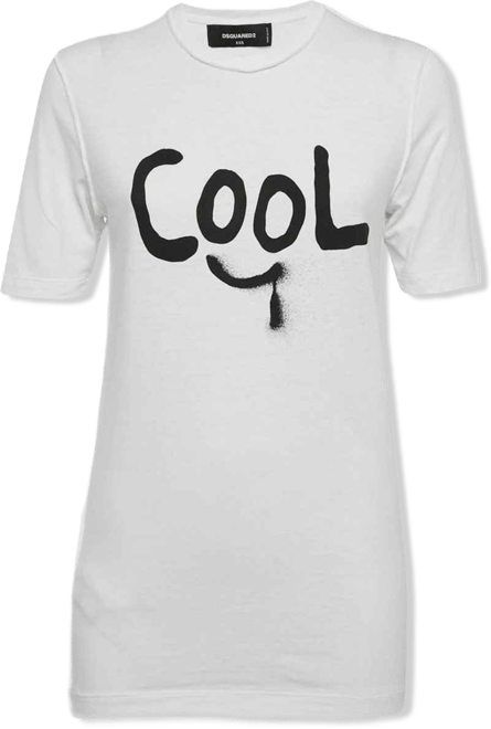 Women's Printed Cotton Twisted Renny Fit T-Shirt