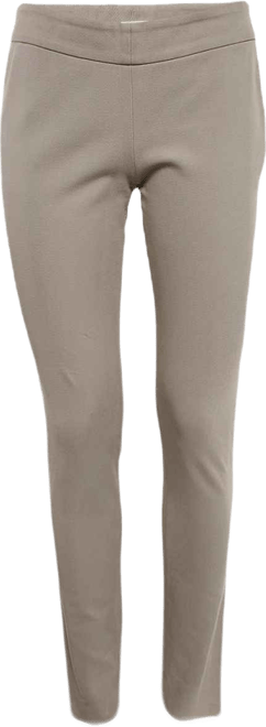 Women's Beige Stretch Gabardine Trousers