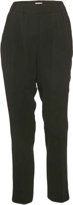 Women's Black Crepe Trousers