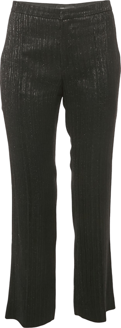 Women's Black Lurex Trousers