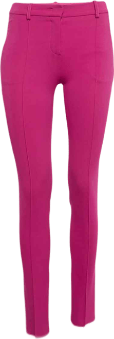 Women's Pink Jersey Pintuck Detail Trousers