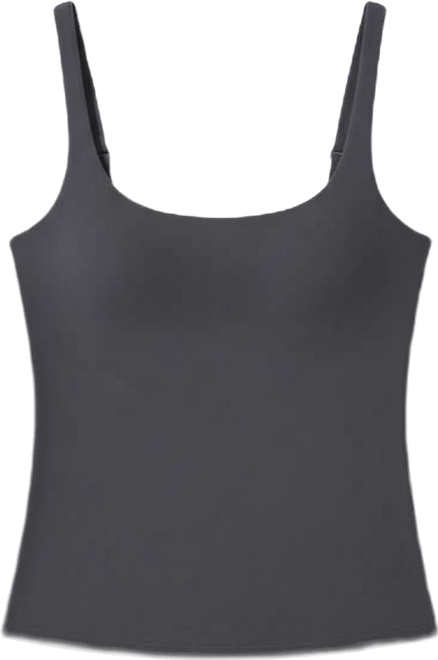 Women's Plus Sizes Cloud Ii Scoop Tank Top with Adjustable Straps and Built-In Bra