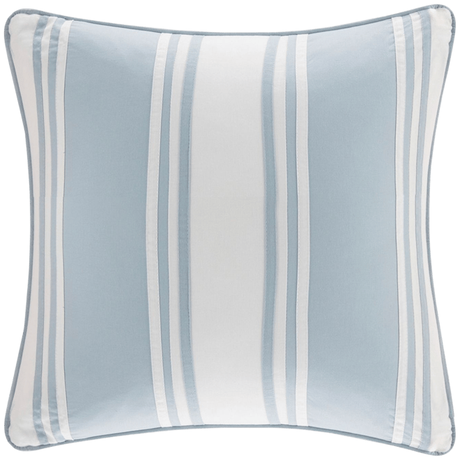 Harbor House Beach House 18-by-18-Inch Square Decorative Pillow, Blue