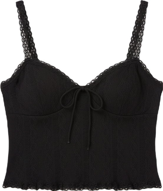 Women's Lacey knit tank top