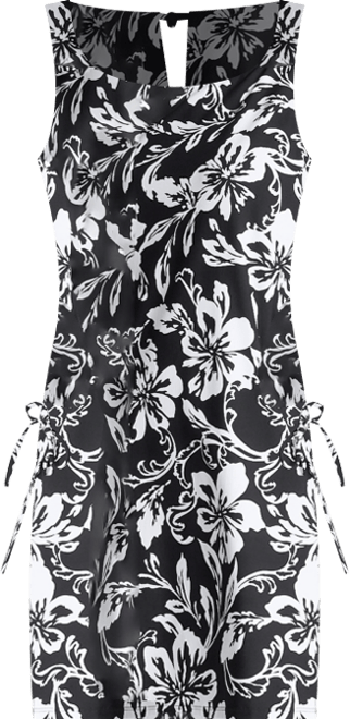 Women's Blooms High Neck Romper