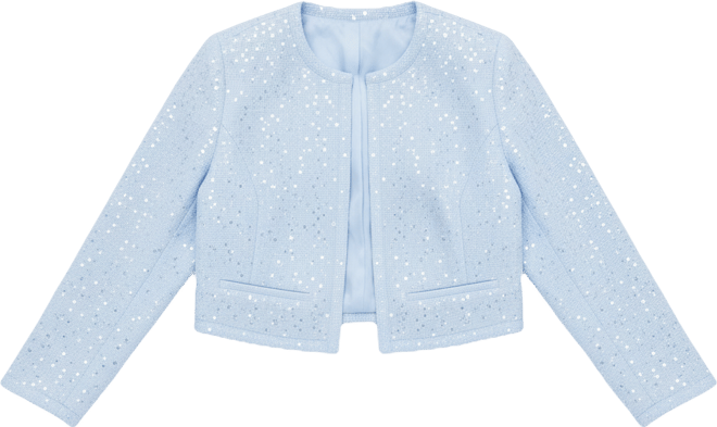 Women's Sequin Tweed Jacket