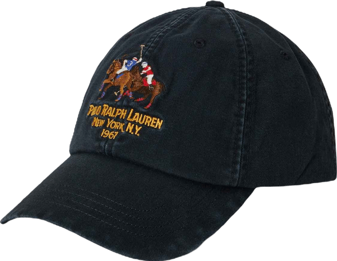 Men's Cotton Twill Horseshoe Graphic Ball Cap