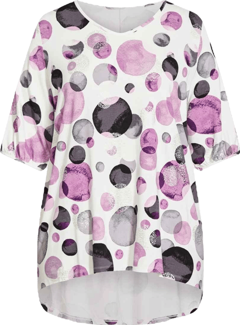 Women's Plus Size Leila Foil Print Top