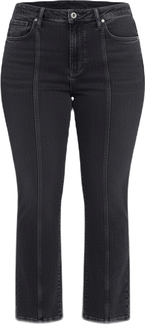 Plus Size Billie Mini Bootcut Seam Detail Jeans