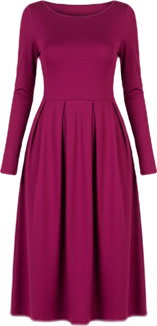 Petite Midi Fit N Flare Pocket Dress