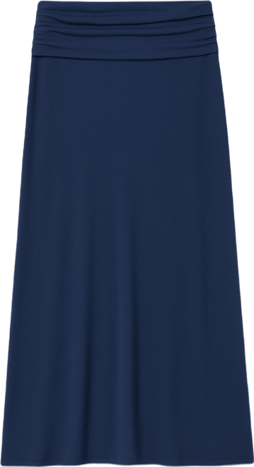 Petite Comfortable Fold Over Maxi Skirt