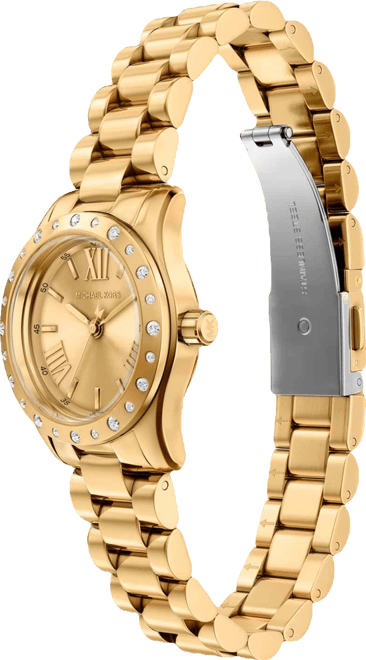 Women's Lexington Three-Hand Gold-Tone Stainless Steel Watch and Jewelry Set, 26mm