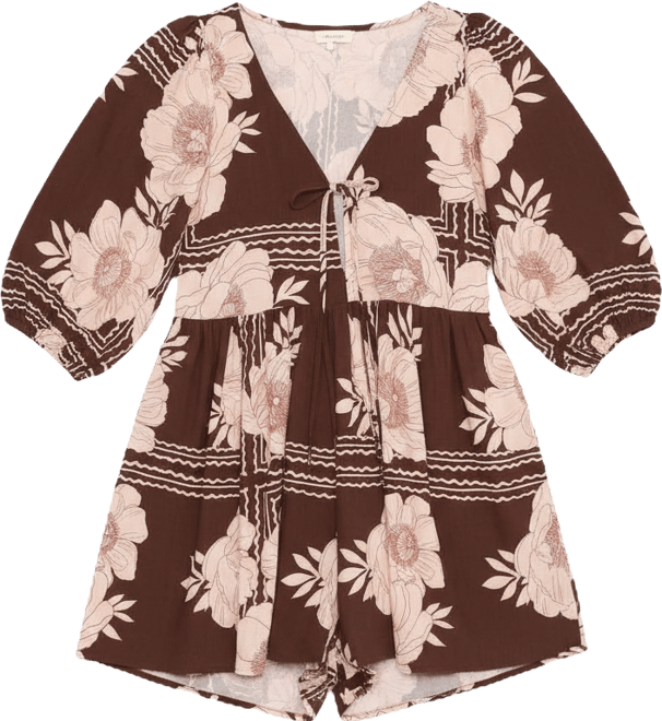 Women's Henley Romper