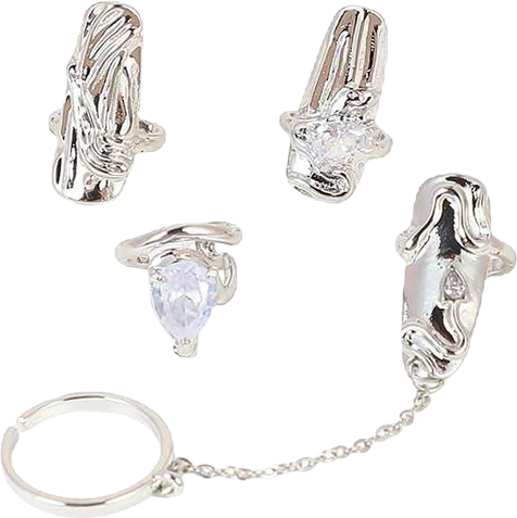 Women's The Athena Nail Rings