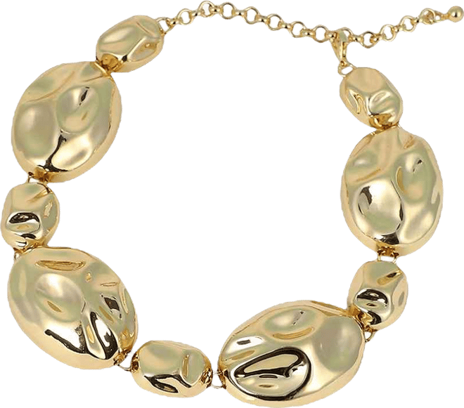 Women's The Chunky Dented-Pierre Collar Necklace