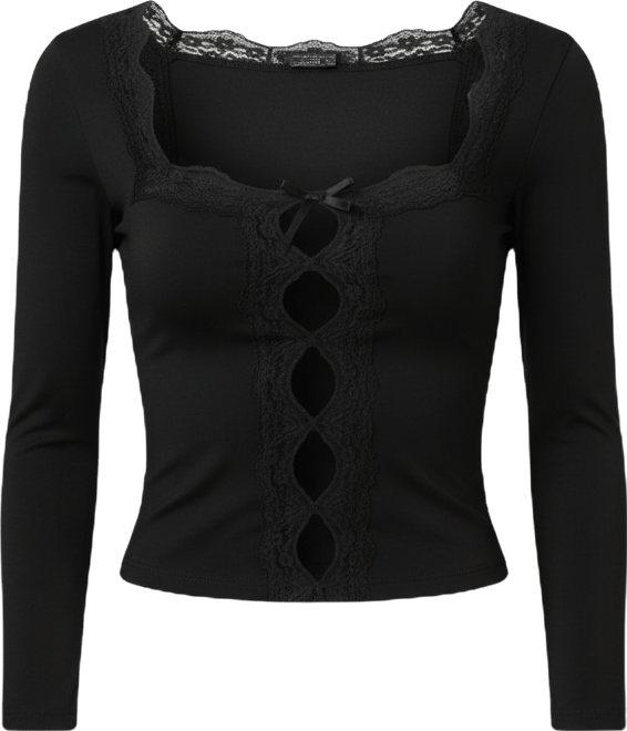 Women's Zeya Lacey Keyhole Top