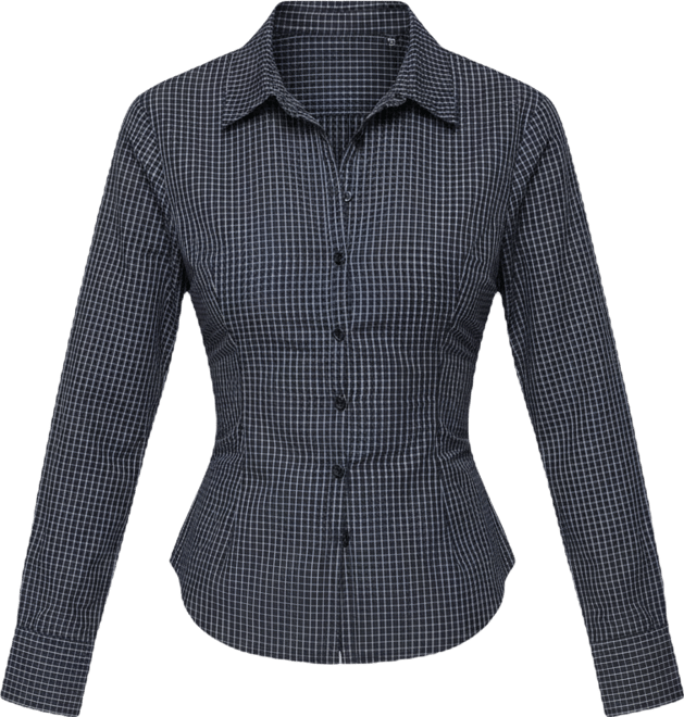 Women's Lisbet Checkered Button Up Shirt