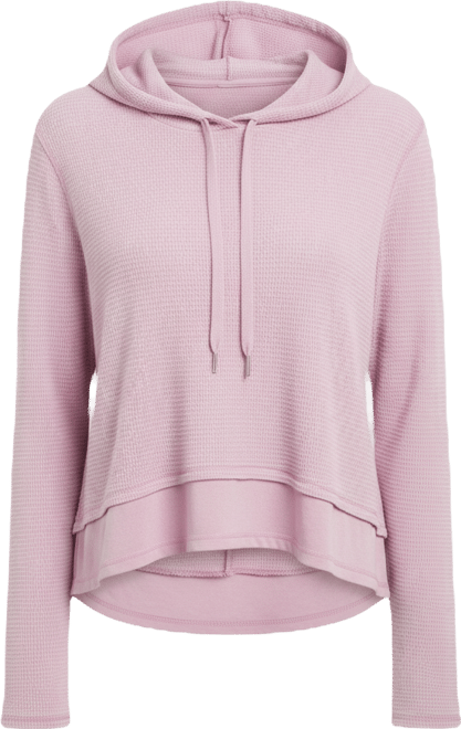 Women's Long Sleeve Double Peplum Hoodie