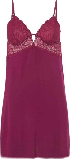 Women's Back Cutout Lace Negligee