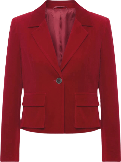 Women's Ember Velvet Boxy Blazer