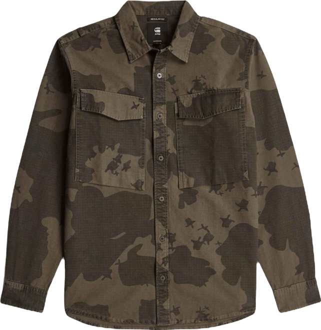 Men's Classic-Fit Cargo Pocket Shirt