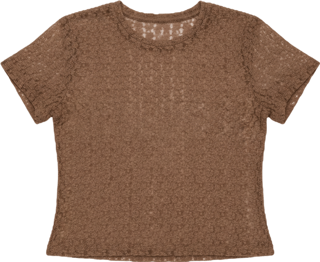 Women's Rye Sheer Textured T Shirt