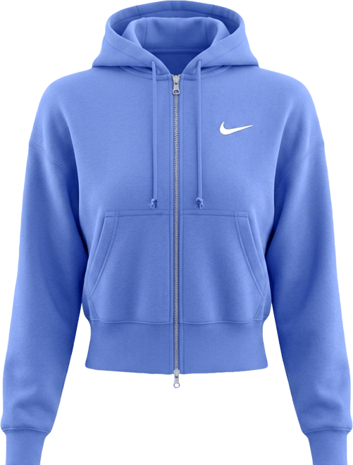 Nike Sportswear Phoenix Fleece Women's Loose Full-Zip Cropped Hoodie