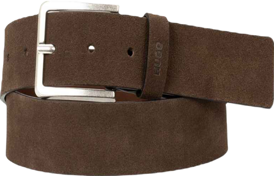 Men's Printed Logo Casual Leather Belt