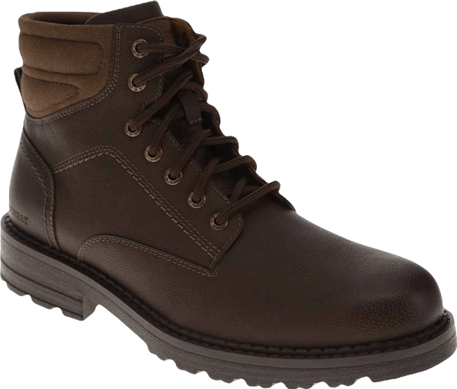 Men's Telford Rugged Lace-Up Round Toe Boots