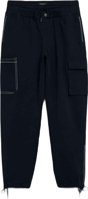 Men's Cargo trousers with drawstring