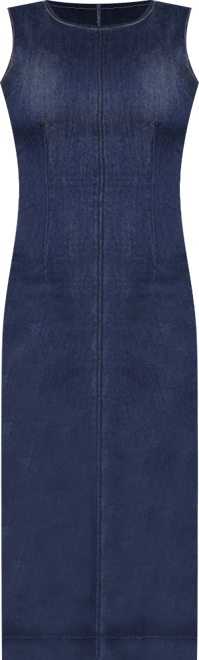 Women's Sleeveless Dahlia Denim Midi Dress