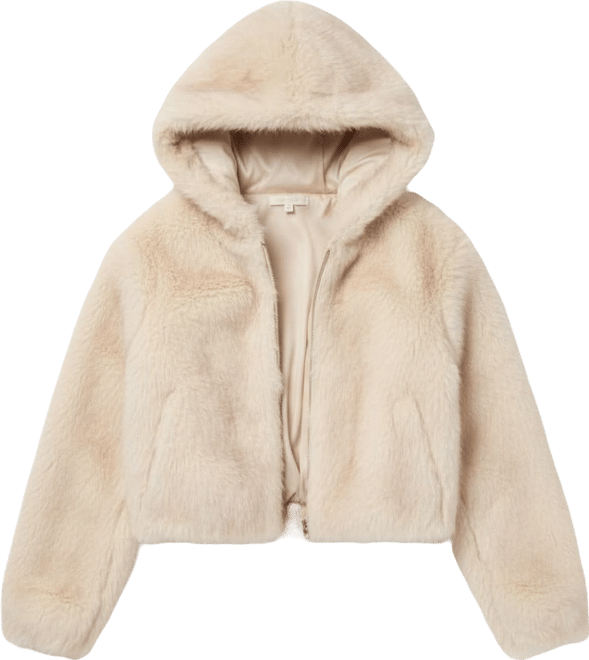 Women's Beyonca Hooded Faux Fur Jacket