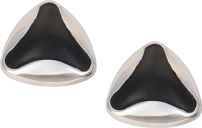 Women's The Enamel-Triad Stud Earrings